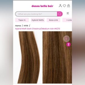 Donna Bella Premium Hybrid Weft Extensions